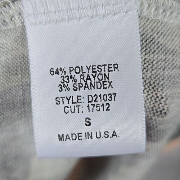 Oddi NWT Gray Floral Jersey Knit Dress Surplice Kimono Sleeve Soft Comfy Casual - Picture 13 of 15